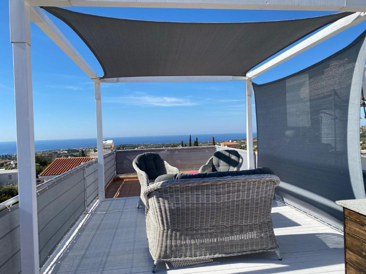 Roof Terrace & Sea View Entire Apartment Pegeia Eksteriør billede
