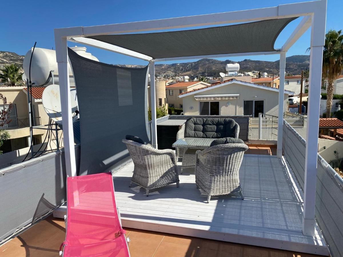 Roof Terrace & Sea View Entire Apartment Pegeia Eksteriør billede